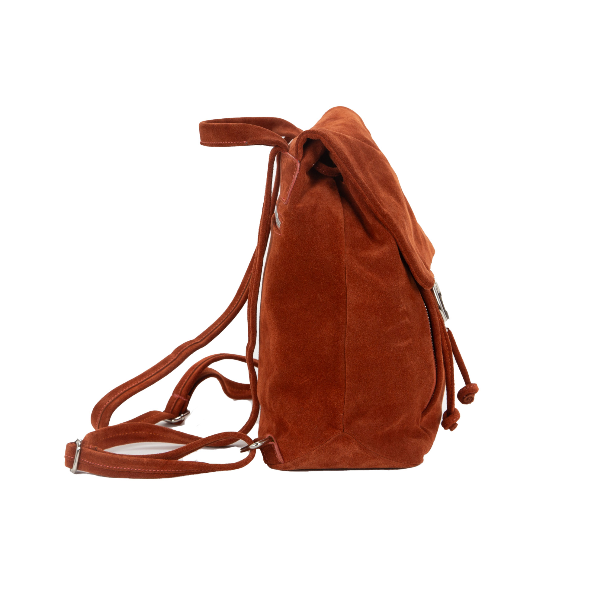 Suede leather backpack C23062 CHARLOTTE collection Pelletteria Veneta -  Pelletteria Veneta